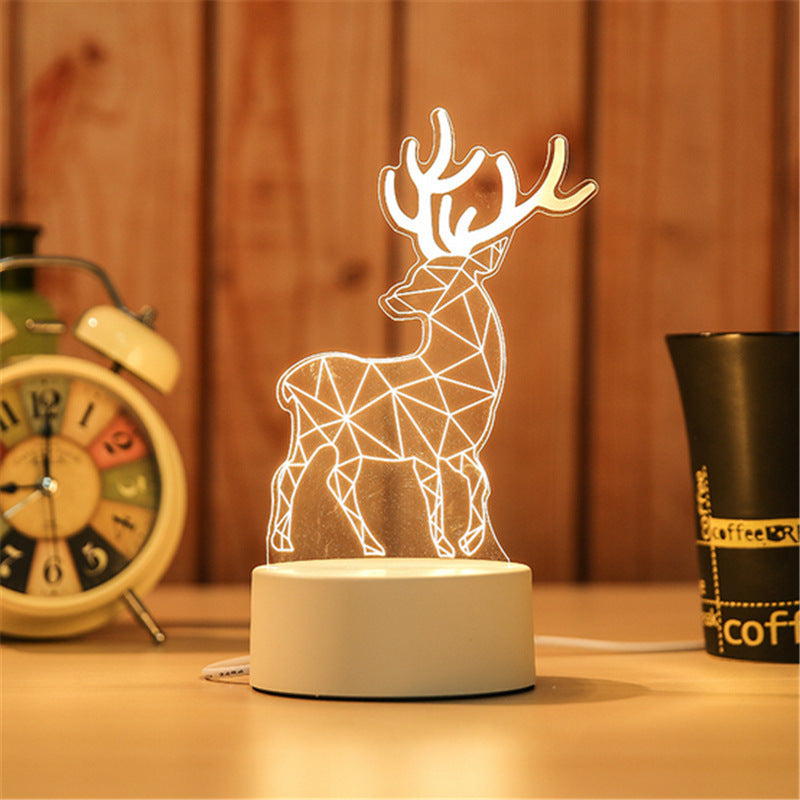 Creative Bedroom Night Light LED – Bedside Lamp for Relaxing Sleep & Home Decor