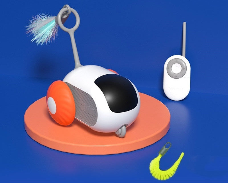Interactive Cat Car Toy USB Rechargeable | Smart Remote Control Chasing Pet Toy