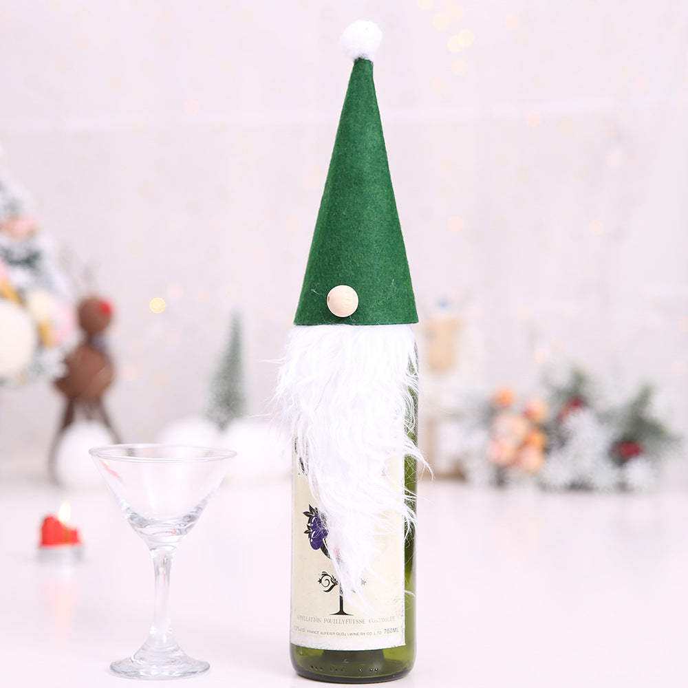 Christmas Wine Bottle Covers for Holiday Cheer