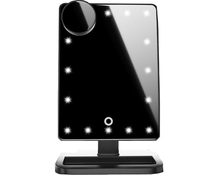 Touch Control LED Vanity Mirror with Bluetooth Speaker & Adjustable Lighting – Makeup Desk Mirror