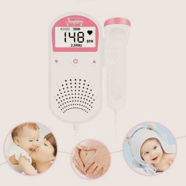 Fetal Heartbeat Monitor – Pregnancy Baby Doppler for Home Use