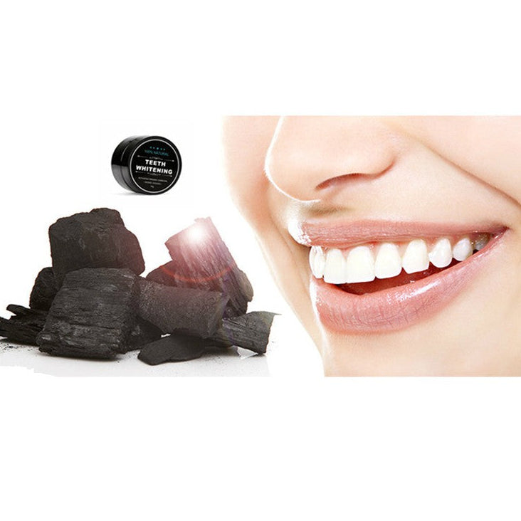 Organic Charcoal Teeth Whitening Powder | Natural Stain Removal & Oral Care