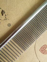 Stainless Steel Pet Comb | Anti-Shedding Grooming Tool for Dogs & Cats