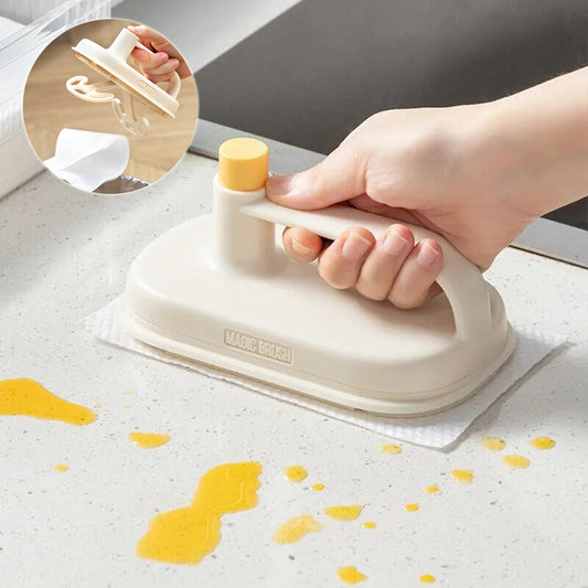 Multi-Surface Scrub Brush – Cleaning Tool for Tile, Glass, Sink & Grout
