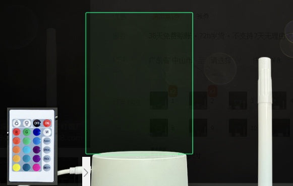 Glow Up Message Board 3D LED – Acrylic Handwritten Note Board for Creative Décor