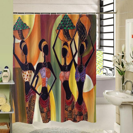 Stylish Shower Curtain Waterproof – Modern Bathroom Decor
