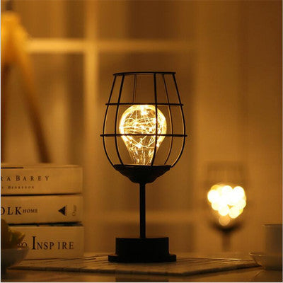 Minimalist Hollow Table Lamp – Stylish LED Night Light for Bedroom