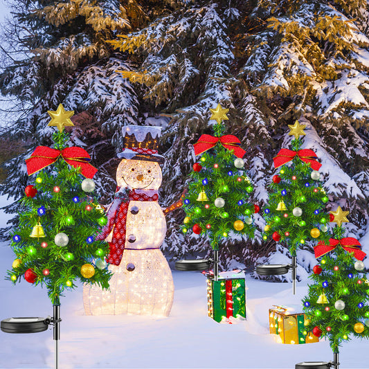 Solar Garden Christmas Tree Lights – Holiday Lighting