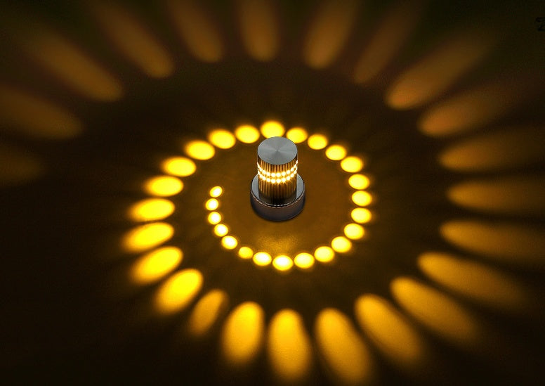 Modern LED Wall Light – Spiral Wall Lamp for Living Room Decor