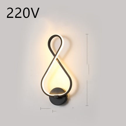 Nordic LED Wall Lamp – Minimalist Bedside Light