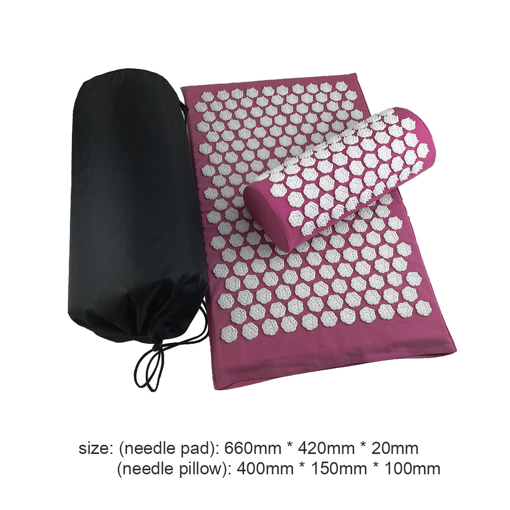 Acupressure Mat & Pillow Set – Pain Relief Massage Mat