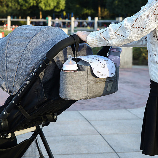 Baby Stroller Accessories Organizer Bag – Cup Holder Large Capacity Storage