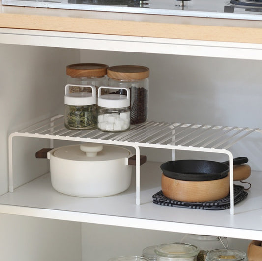 Kitchen Multi-Layer Retractable Rack – Expandable Storage Shelf Organizer