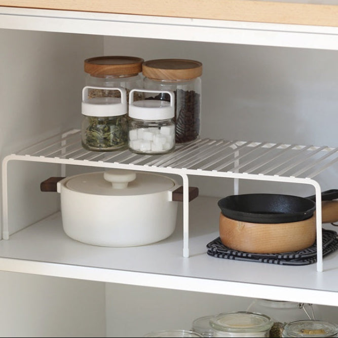 Kitchen Multi-Layer Retractable Rack – Expandable Storage Shelf Organizer