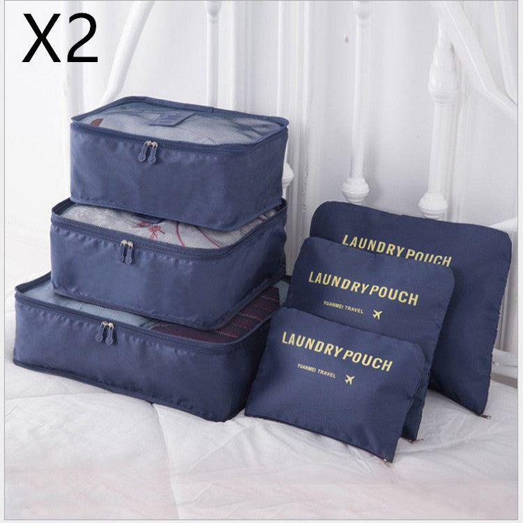 Travel Clothes Organizer Bags Set – 6PCS Packing Cubes for Luggage & Efficient Packing System