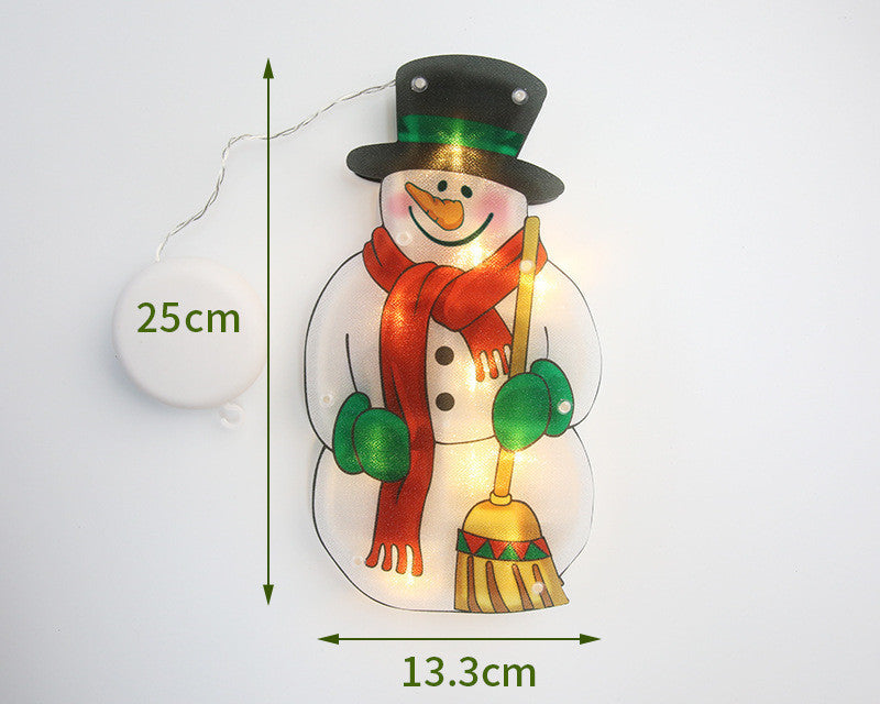 Christmas LED Decoration Lights – Santa Snowman Elk Holiday String Lights for Home Decor