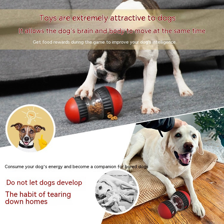 Smart Dog Treat Dispenser Ball – Interactive Puzzle Toy for Slow Feeding & Play