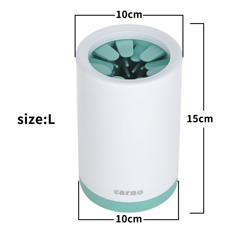Portable Dog Paw Cleaner Cup – Soft Silicone Pet Paw Washer Mud Remover