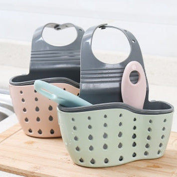 Kitchen Drain Holder Rack – Easy Install Sponge Organizer for Clutter-Free Sink Area