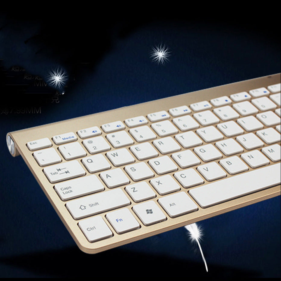 2.4G Wireless Keyboard & Mouse Combo | Portable Mini Set for Laptop, PC, Smart TV & Gaming