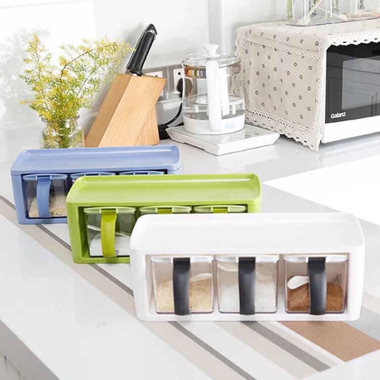 Stackable Spice Rack Organizer – Kitchen Herb & Seasoning Jar Storage