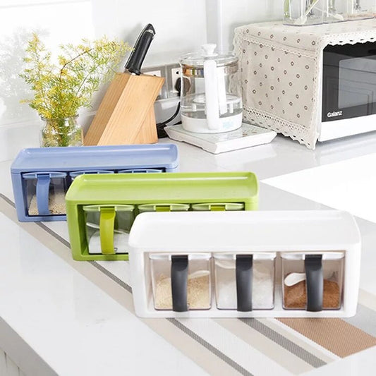 Stackable Spice Rack Organizer – Kitchen Herb & Seasoning Jar Storage