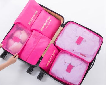 Travel Packing Cubes Set – Waterproof Nylon Organizer Bag for Trips