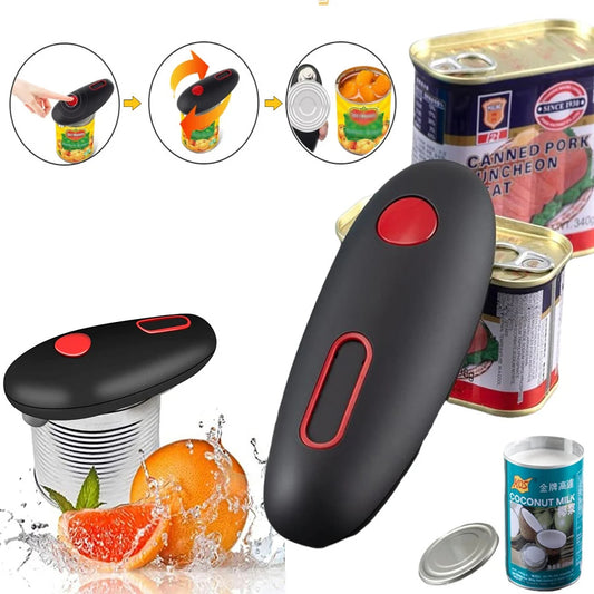 Electric Jar Opener Automatic Tool – One Touch Hands Free Can & Bottle Opener