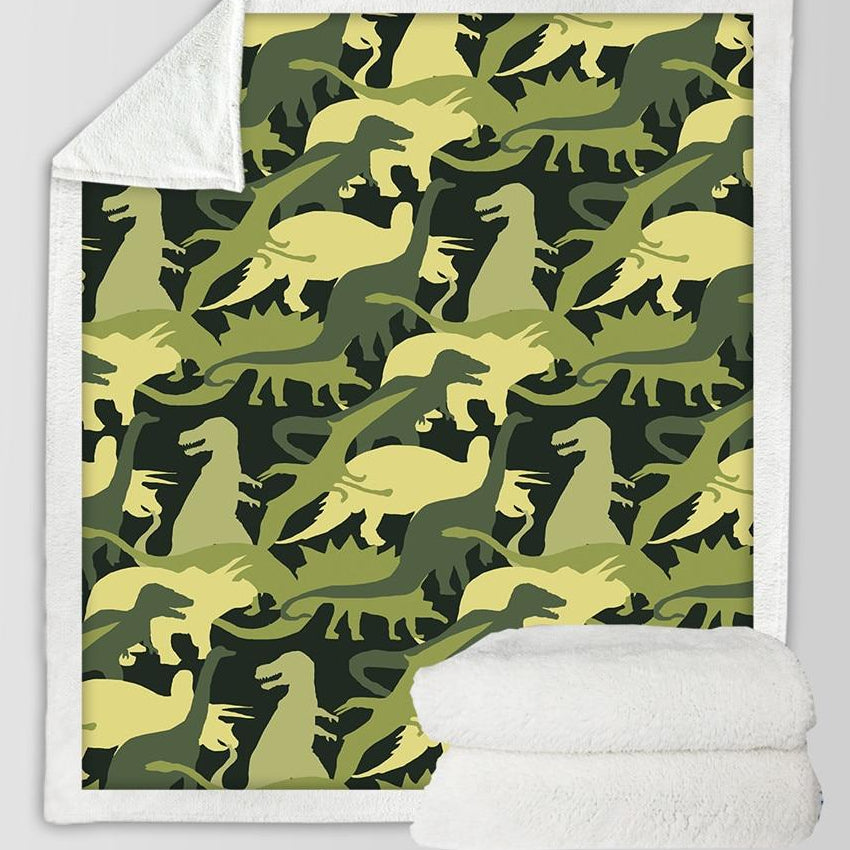 Cozy Kids Dinosaur Blanket – Lightweight Soft Throw