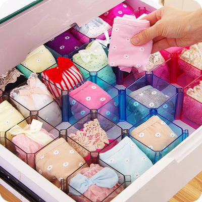 Space-Saving Plastic Drawer Storage