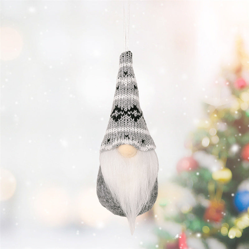 Christmas Hanging Knitted Ornament – Small Festive Pendant