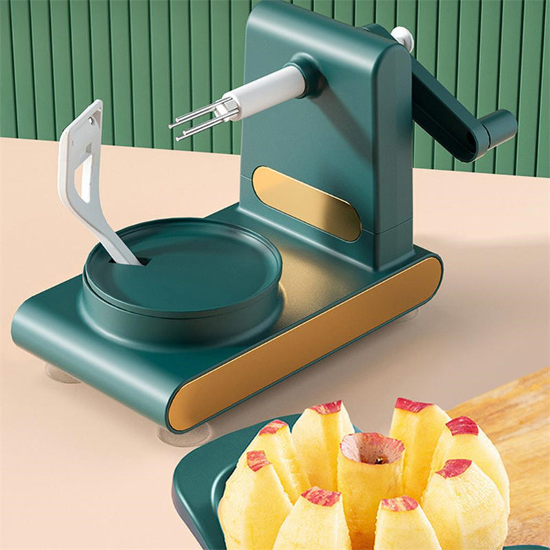 Compact Hand Crank Peeler – Multifunction Fruit Slicer & Corer