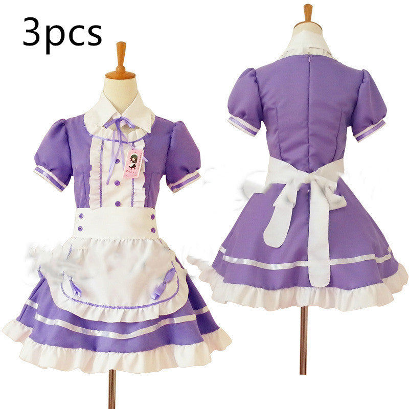 Anime Maid Cosplay Costume – Black & White Sexy Outfit for Halloween & Parties