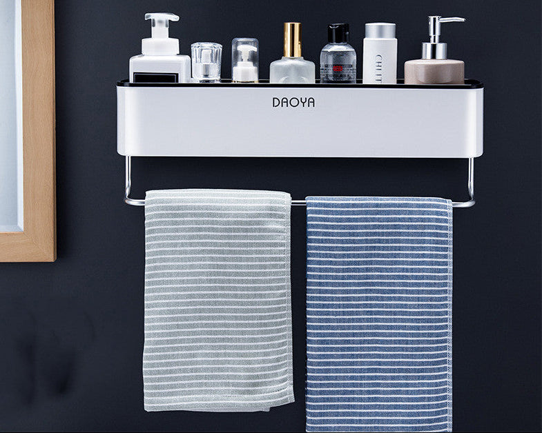 Bathroom Wall Shelf – Space-Saving Organizer for Towels & Toiletries