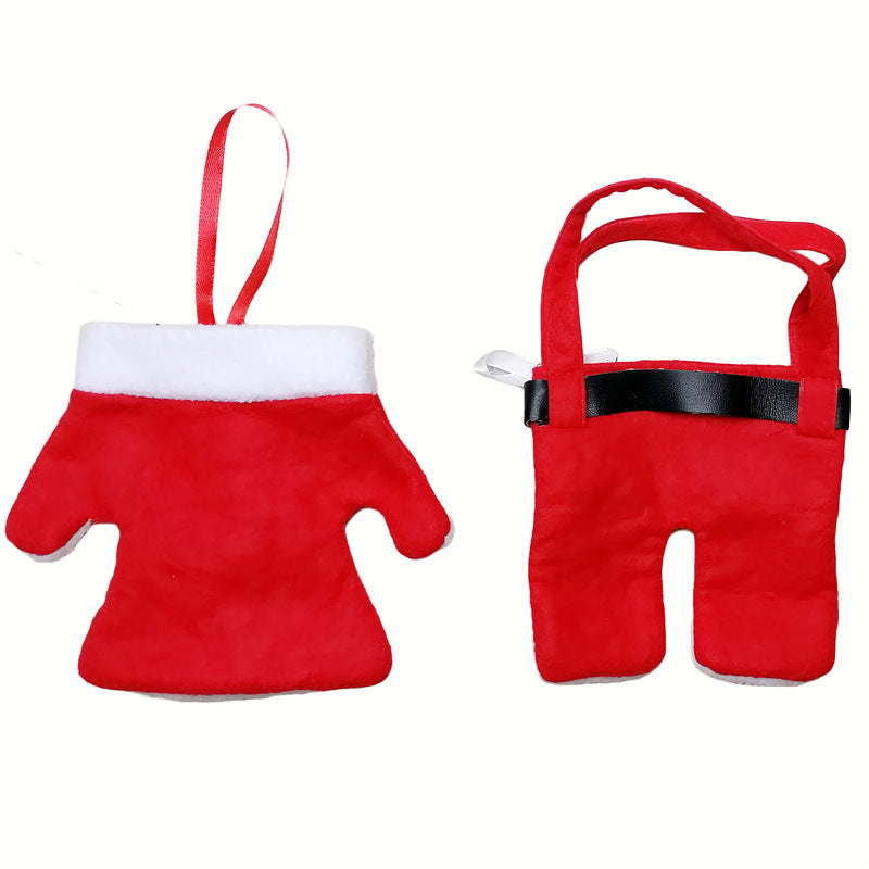Holiday Christmas Tableware Set – Knife and Fork Bags Festive Dining Room Decoration
