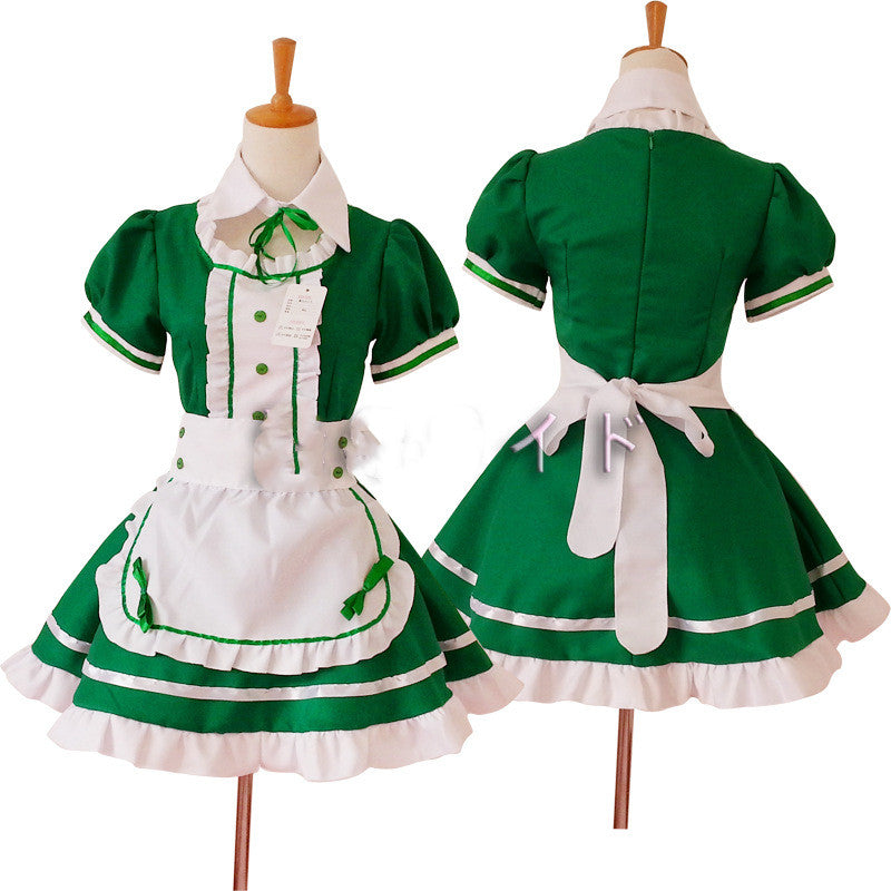 Anime Maid Cosplay Costume – Black & White Sexy Outfit for Halloween & Parties