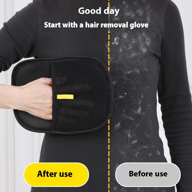 Pet Deshedding Glove – Hair Removal Brush for Long, Short & Curly Fur