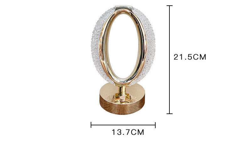 Crystal Acrylic Star Eye Night Light – LED Touch Lamp for Cozy Home & Bedroom Decor