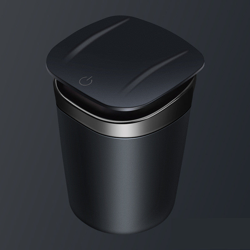 Portable Metal Car Ashtray with Light – LED Smokeless Auto Ash Holder | Car Accessories