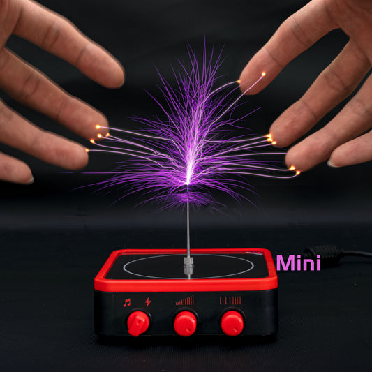 RGB Music Tesla Coil Lightning Lamp Bluetooth Control – Futuristic Plasma Arc Ambient Lighting Decor