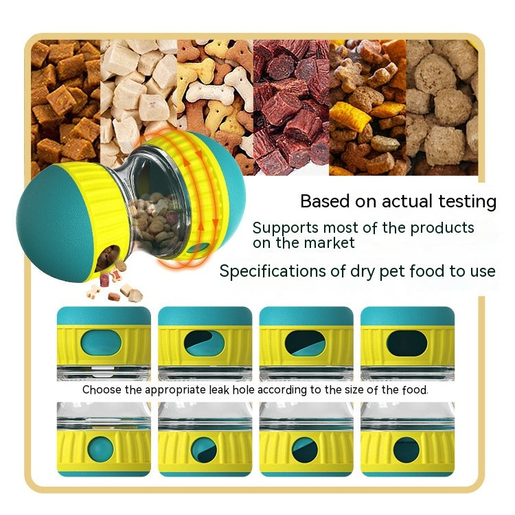 Smart Dog Treat Dispenser Ball – Interactive Puzzle Toy for Slow Feeding & Play