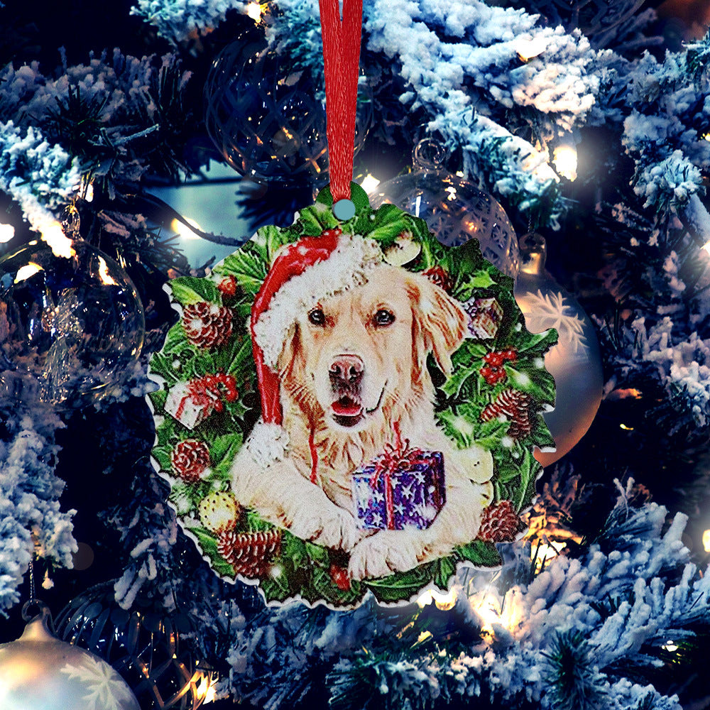 Custom Christmas Tree Ornament Personalized Family Name Hanging Decor