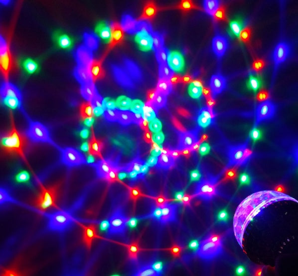 Rotating LED Disco Ball – Colorful Party Light
