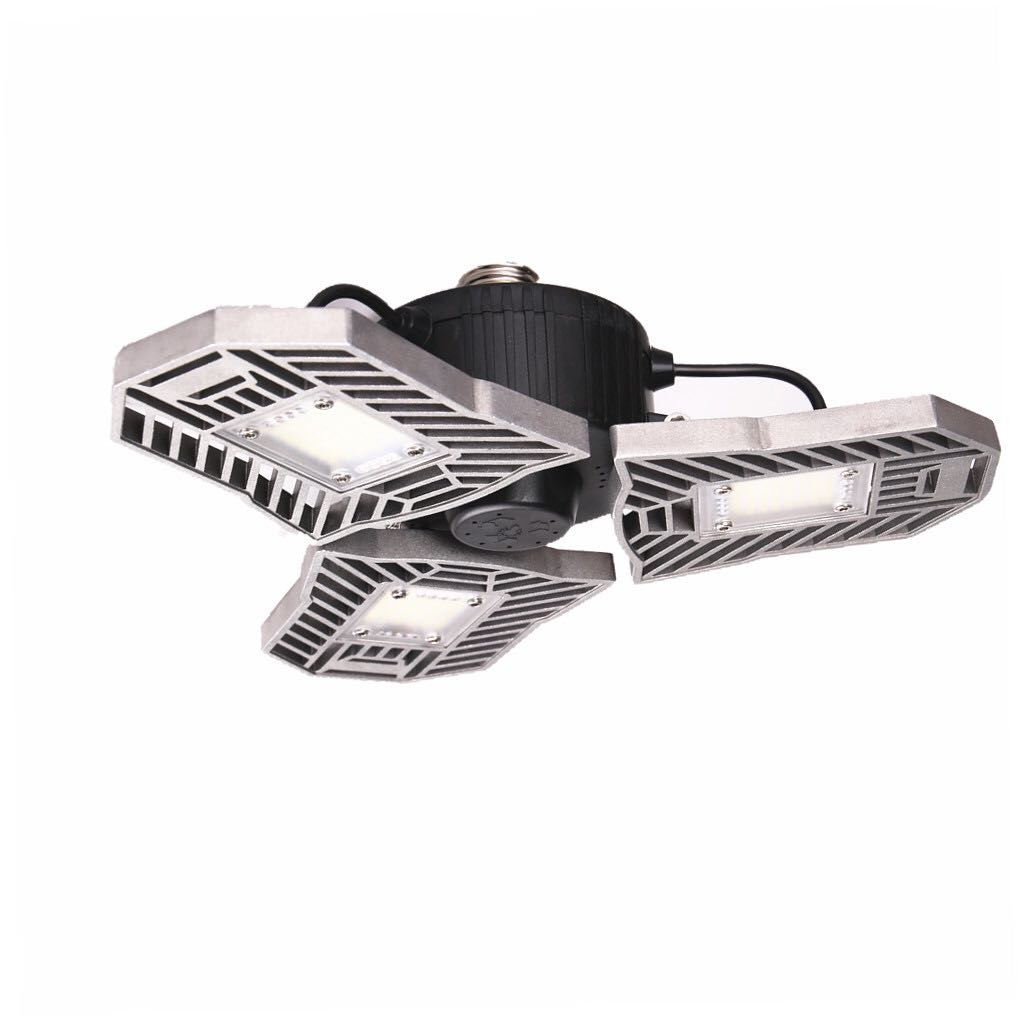 Heavy Duty LED Garage Light – Deformable High Power Ceiling Lamp