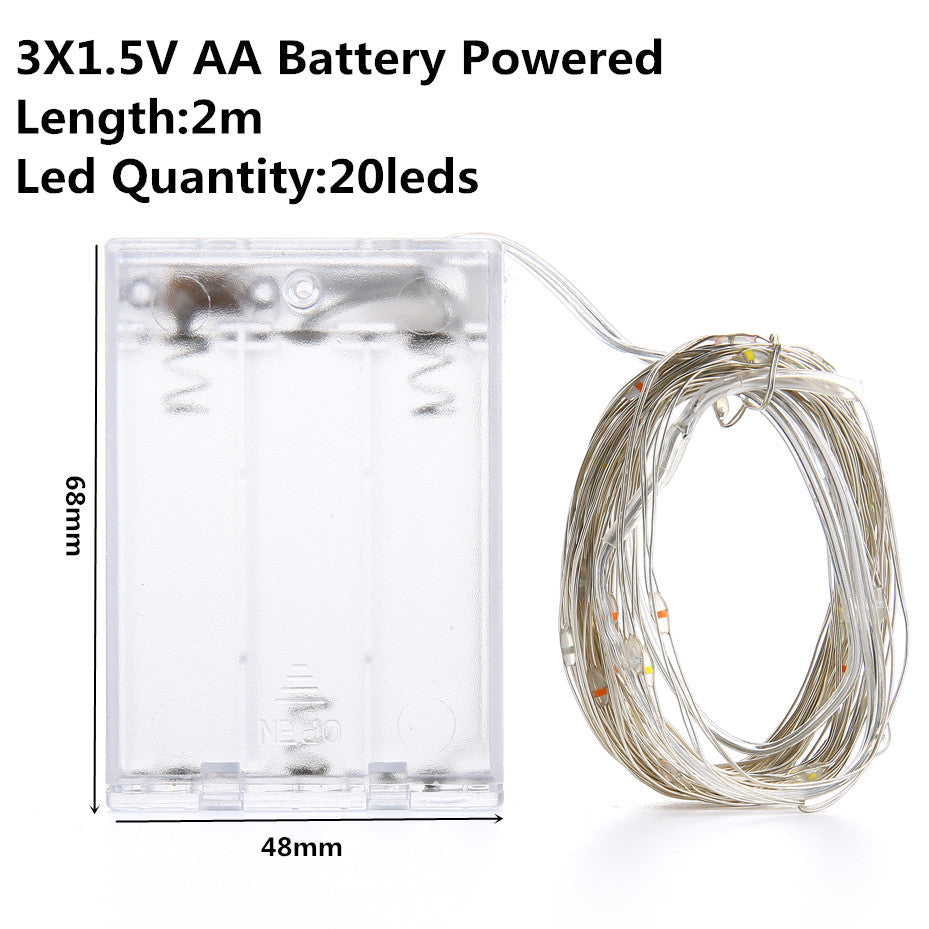 Flexible LED String Lights – Fairy Lights for Wedding, Party & Cozy Room Lighting