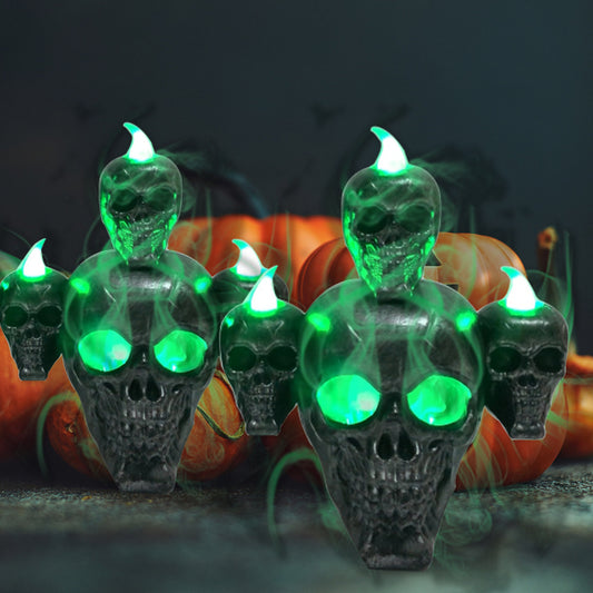 Halloween Skull LED Light Decoration – Spooky Glow Ornaments for Home & Party Decor