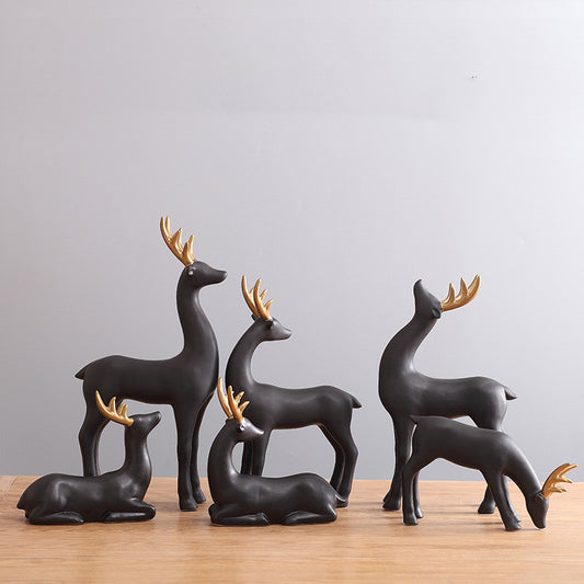 Scandinavian Nordic Elk Decor – Modern Home Decoration Accessory for Interior Styling