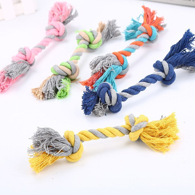 Interactive Tug Rope Dog Toy – Durable Chew Toy | Teeth Cleaning Cotton Rope Pet Toy