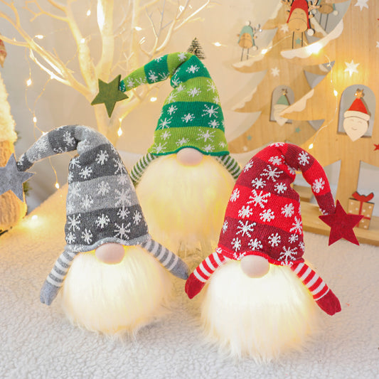 Nordic Christmas Gnome Faceless Plush Doll – Trendy Festive Home Decoration