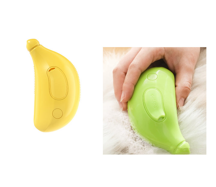 3-in-1 Pet Steam Brush for Dogs & Cats | Steam Spray Grooming Comb